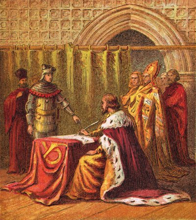 Richard II Abdicates by English School